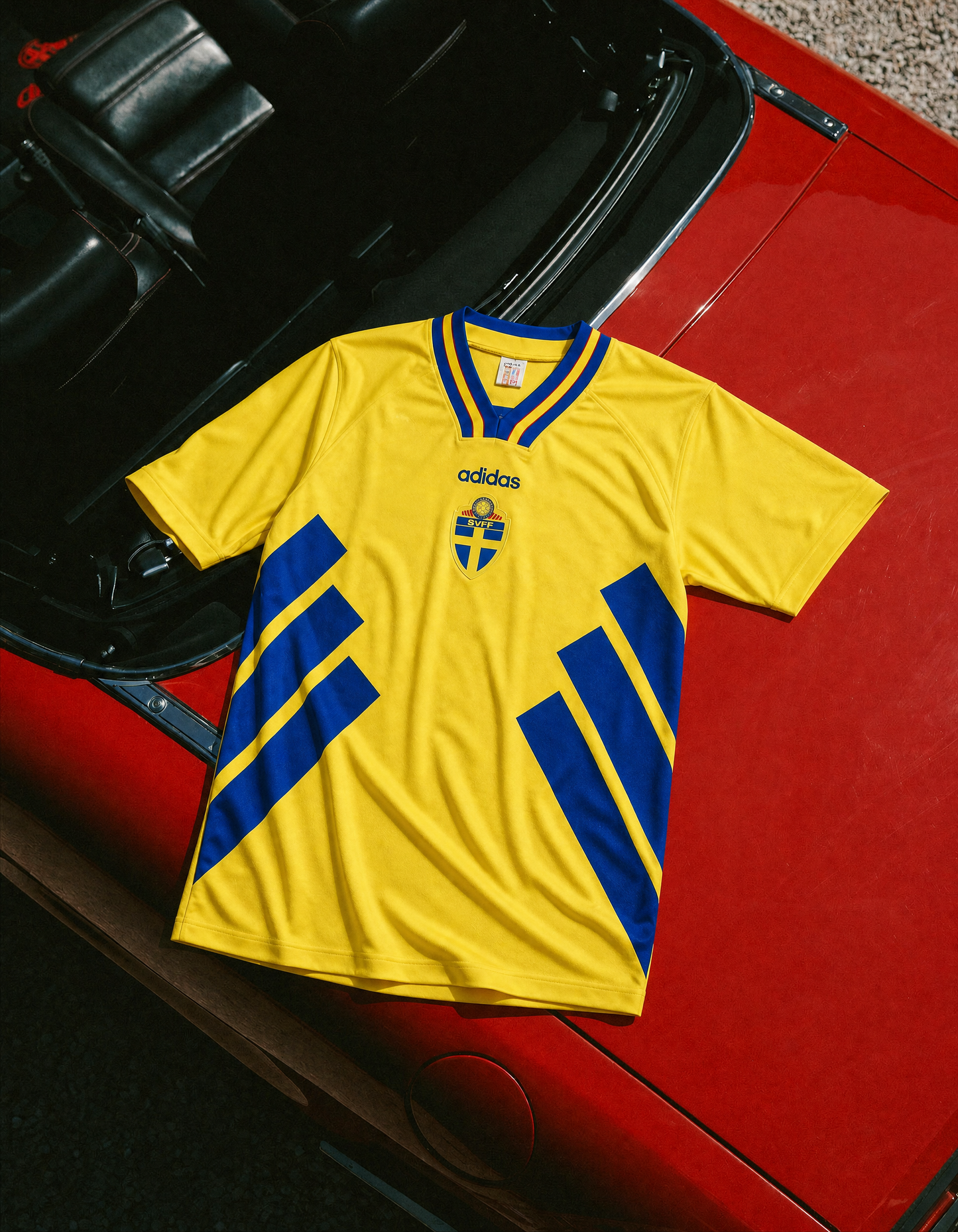 Suède Maillot Domicile 1994 – vue 4