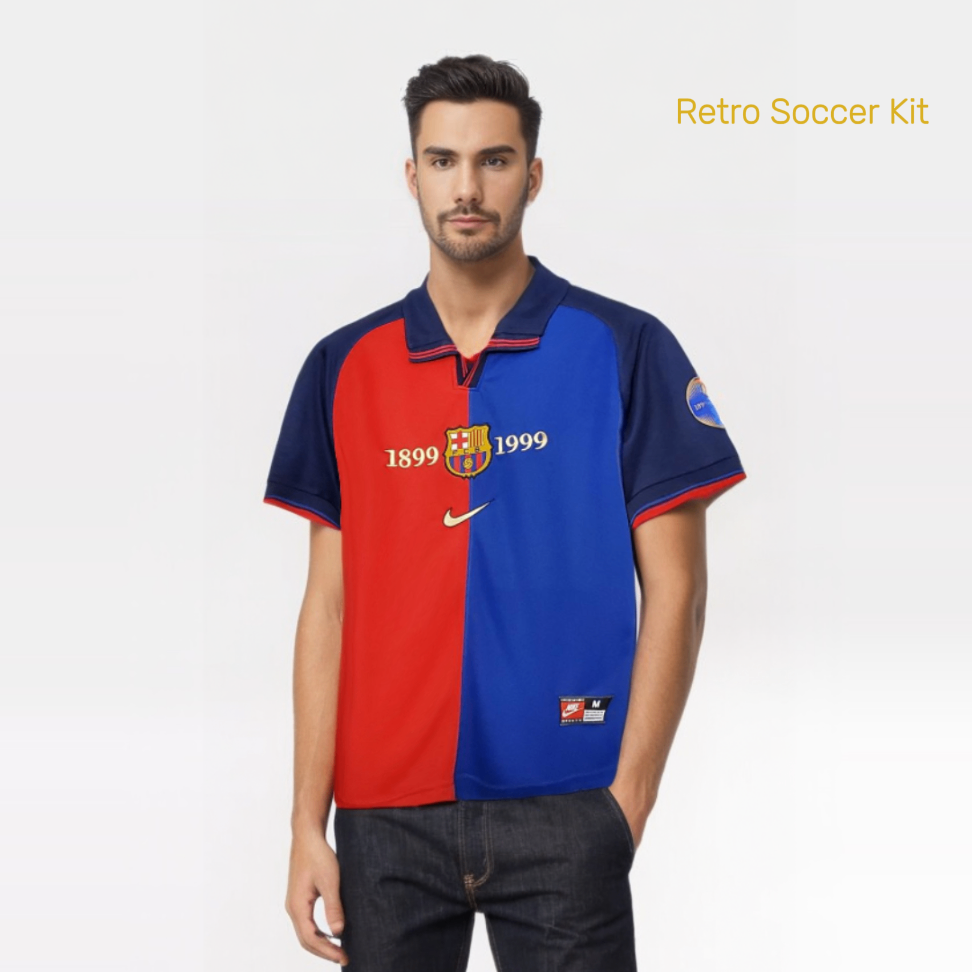Barcelone Maillot Domicile 100th Anniversary – vue 3