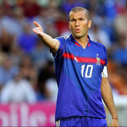Maillot Zidane France Domicile 2004 – vue 2