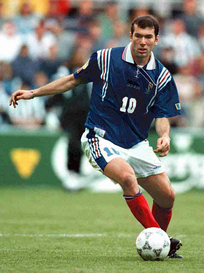 Maillot Zidane France Domicile 1996 – vue 3