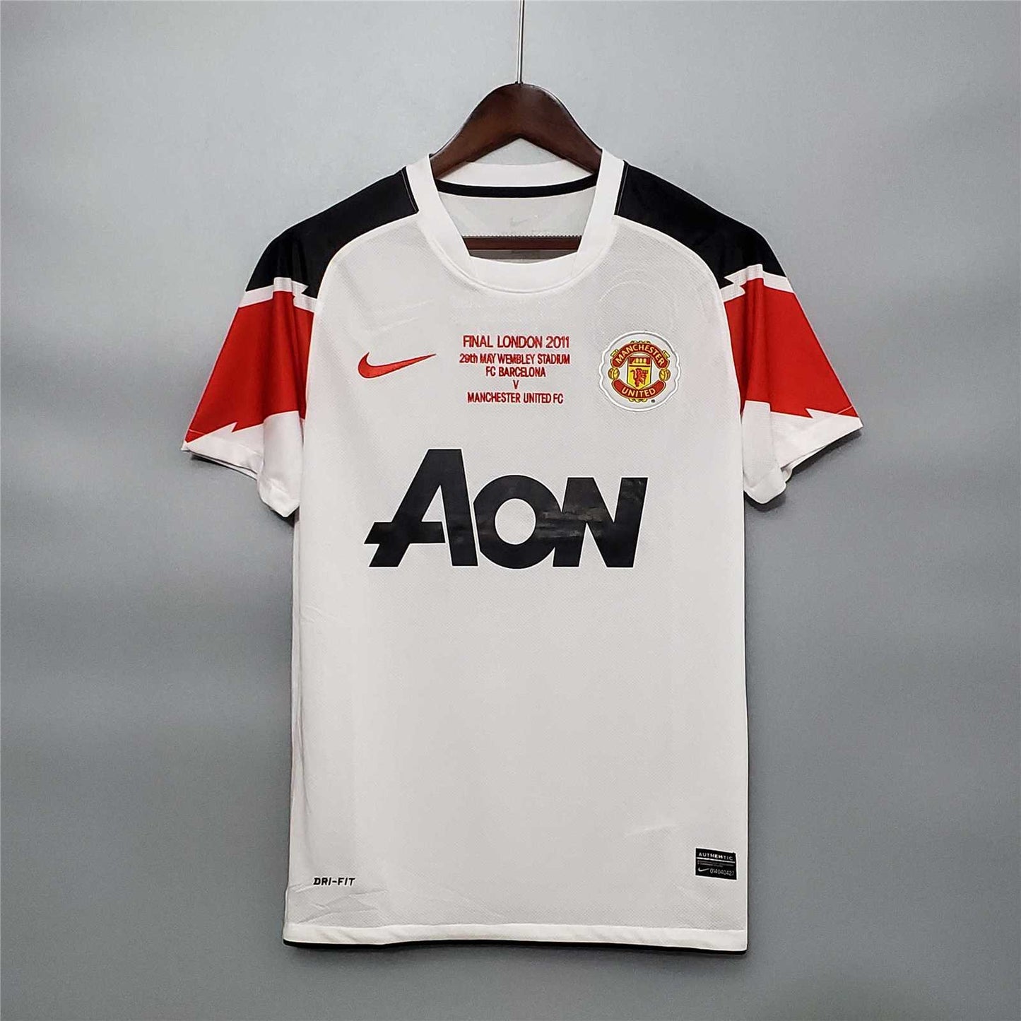 Man. United Maillot Extérieur Champions League 2010/11 – vue 2