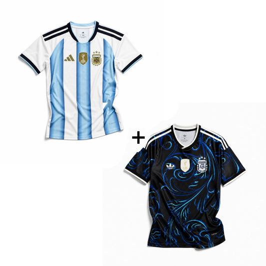 Argentine Maillot Domicile 2026 Coupe du Monde + Argentine Maillot Extérieur 2026 Coupe du Monde