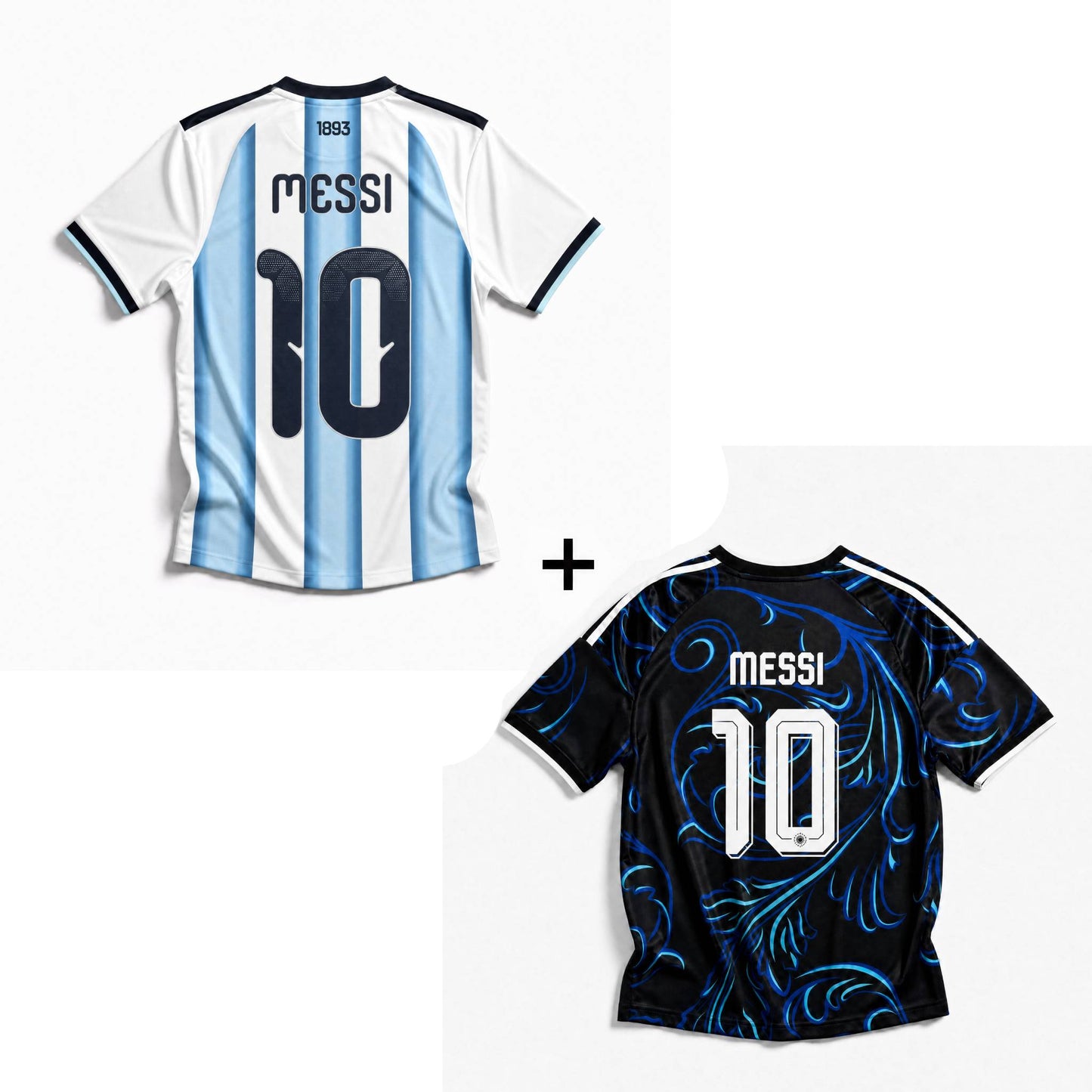 Argentine Maillot Domicile 2026 Coupe du Monde + Argentine Maillot Extérieur 2026 Coupe du Monde – vue 3