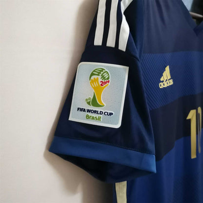 Maillot Messi Argentine Extérieur Coupe du Monde Final 2014 – vue 7