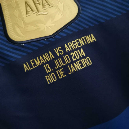 Maillot Messi Argentine Extérieur Coupe du Monde Final 2014 – vue 4