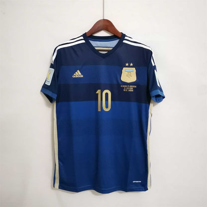 Maillot Messi Argentine Extérieur Coupe du Monde Final 2014 – vue 3