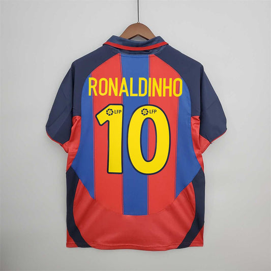 Maillot Ronaldinho Barcelone Domicile 2003/04