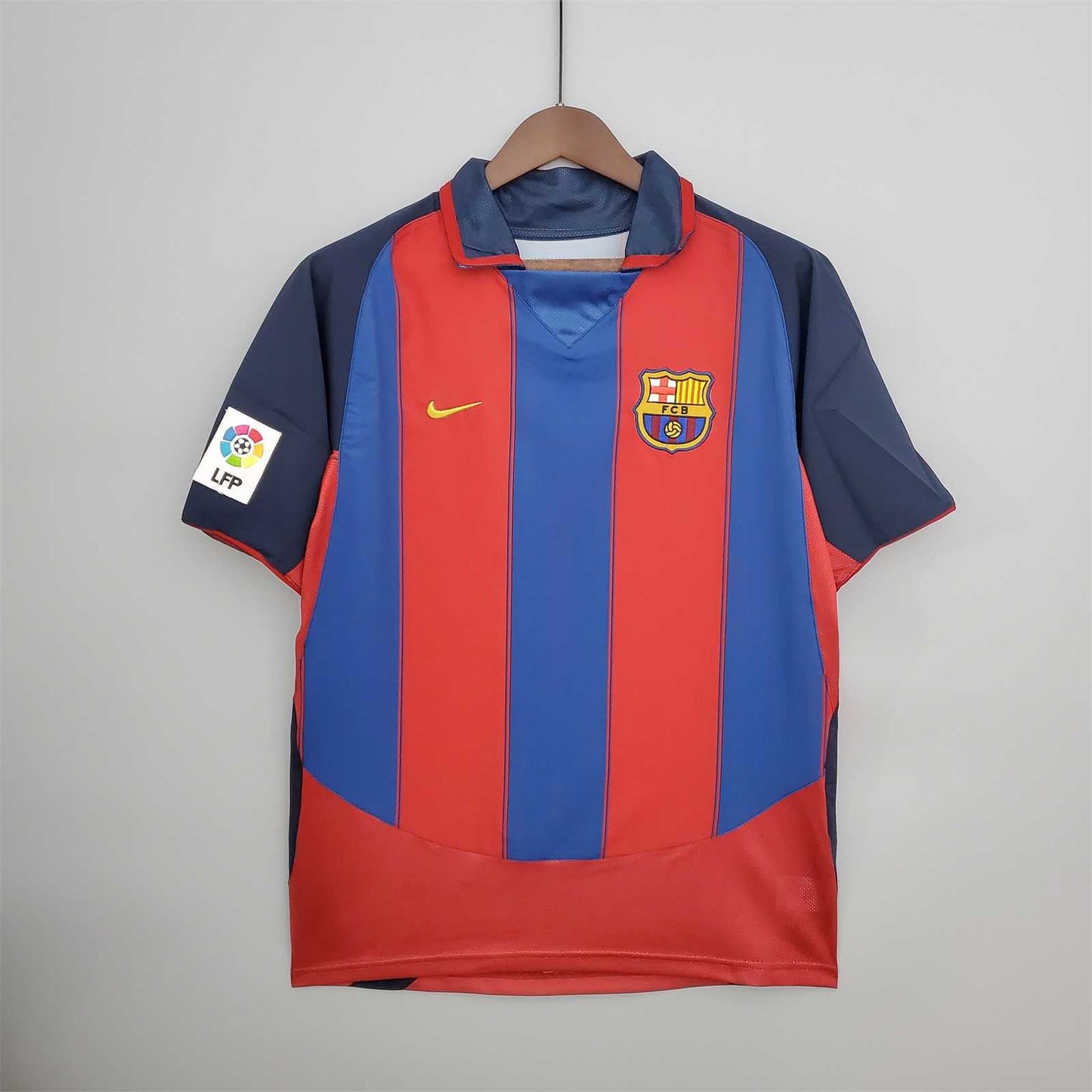 Maillot Ronaldinho Barcelone Domicile 2003/04 – vue 3