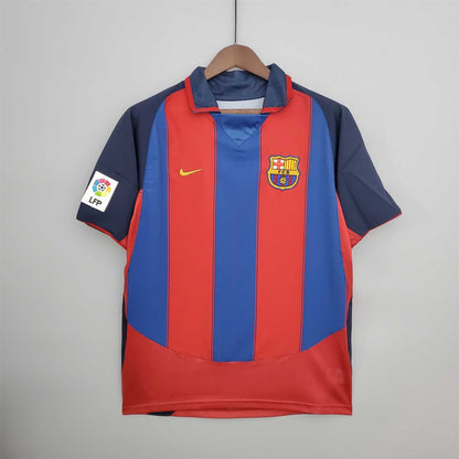 Maillot Ronaldinho Barcelone Domicile 2003/04 – vue 3