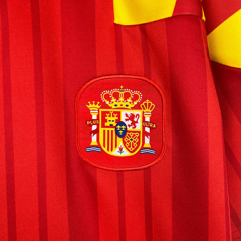 Espagne Maillot Domicile 1992 – vue 4