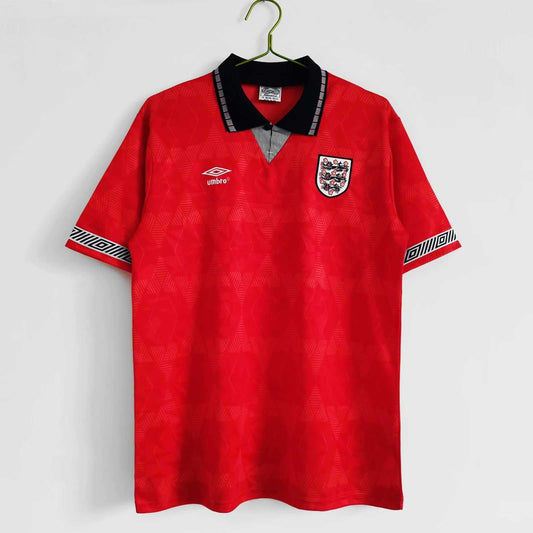 Angleterre Maillot Extérieur Red 1990