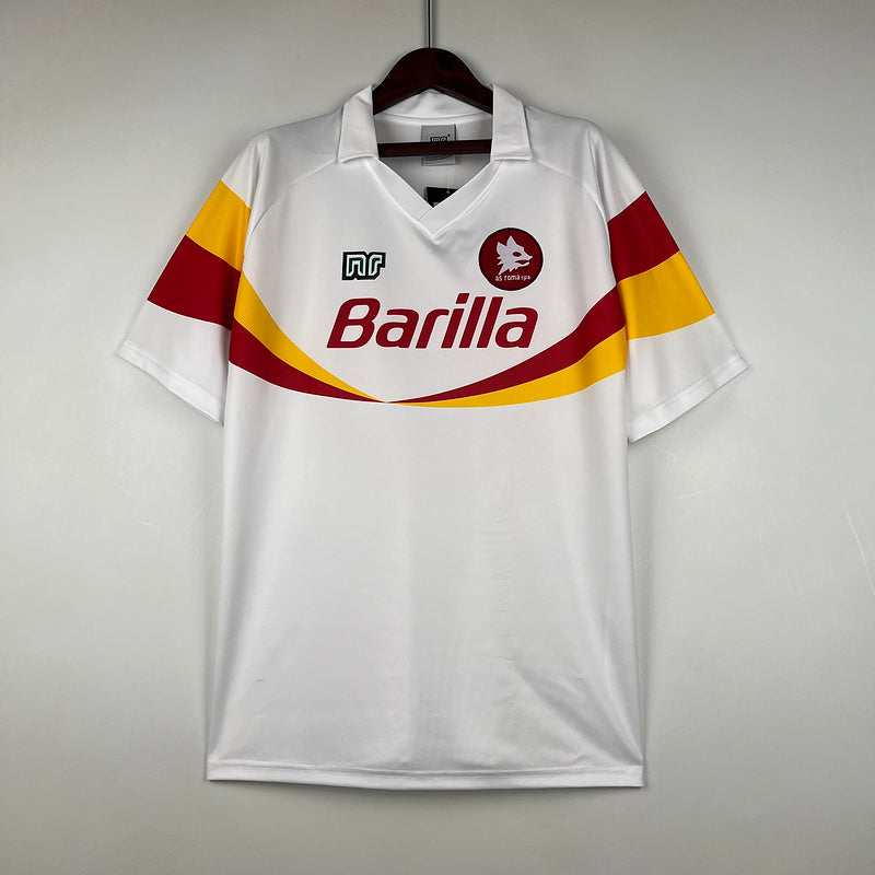 Roma Maillot Extérieur White 1990/91