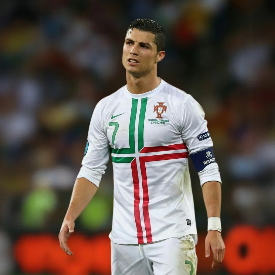 Maillot Cristiano Ronaldo CR7 Portugal Extérieur 2012 – vue 3