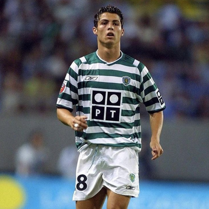 Sporting Lisbona Maillot Domicile 2003/04 – vue 3