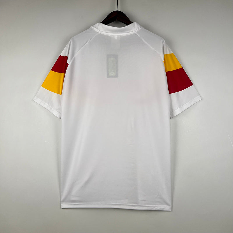 Roma Maillot Extérieur White 1990/91 – vue 2