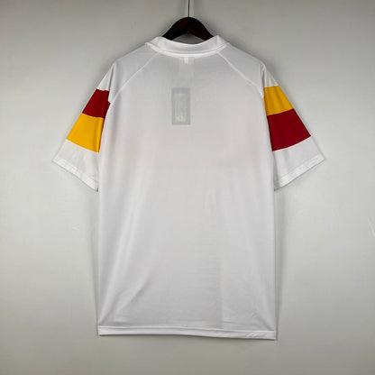 Roma Maillot Extérieur White 1990/91 – vue 2