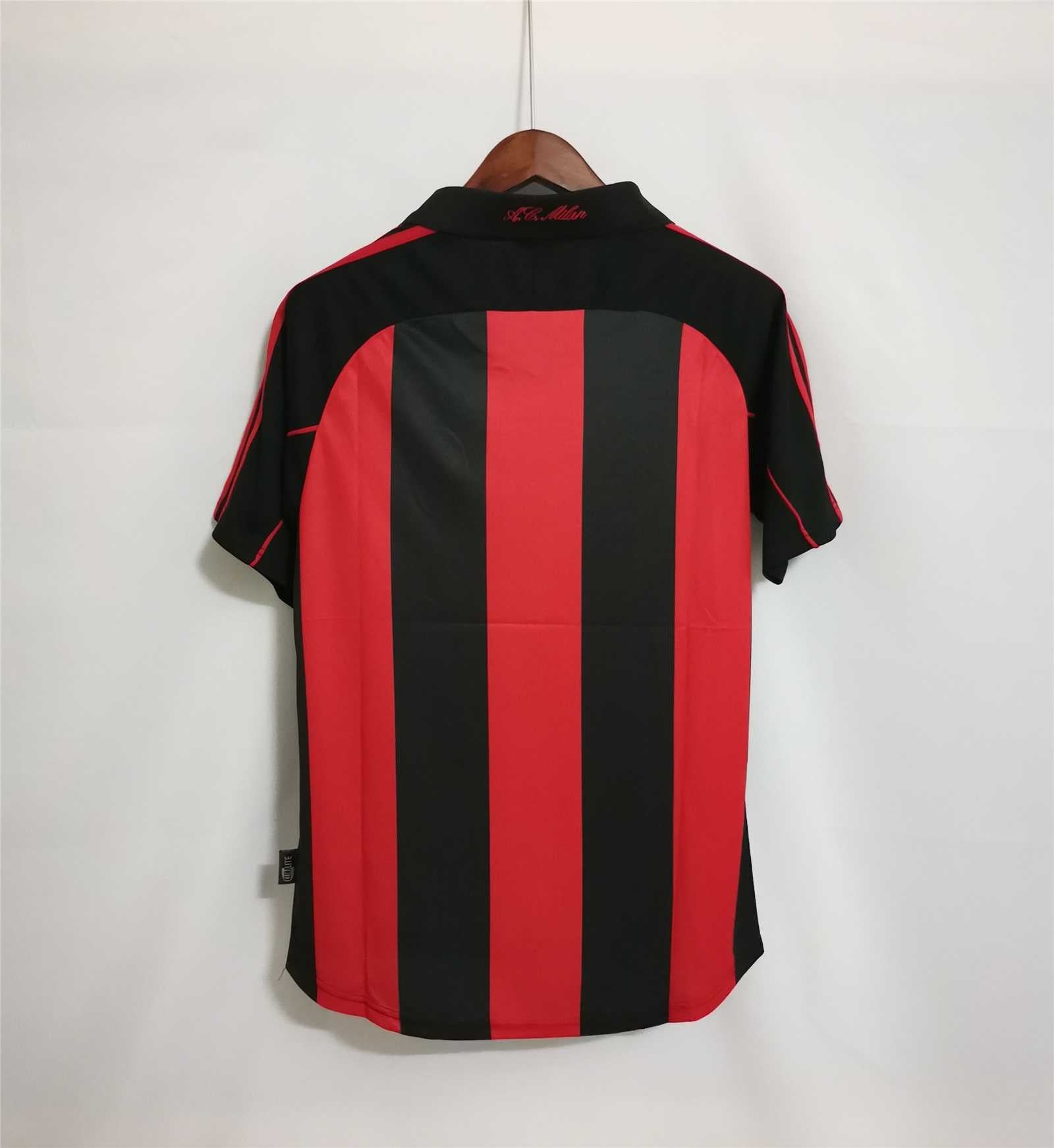Milan Maillot Domicile 2001/02 – vue 2