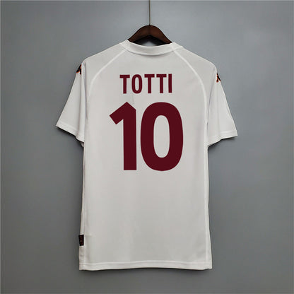 Roma Maillot Extérieur White 2000/01 – vue 2