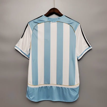 Argentine Maillot Domicile 2006 Coupe du Monde – vue 2