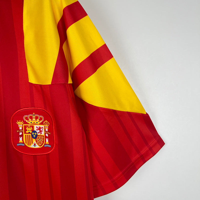 Espagne Maillot Domicile 1992 – vue 5