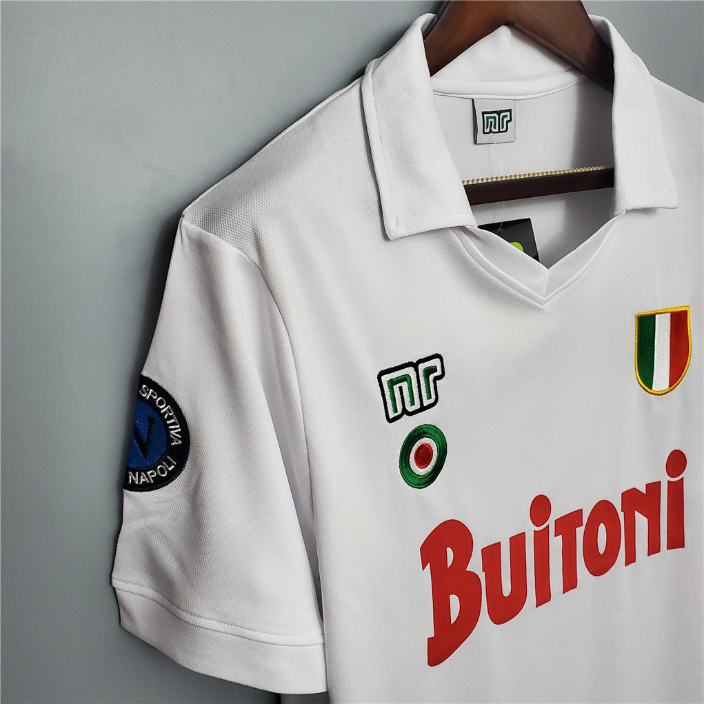 Napoli Maillot Extérieur White 1987/88 – vue 7