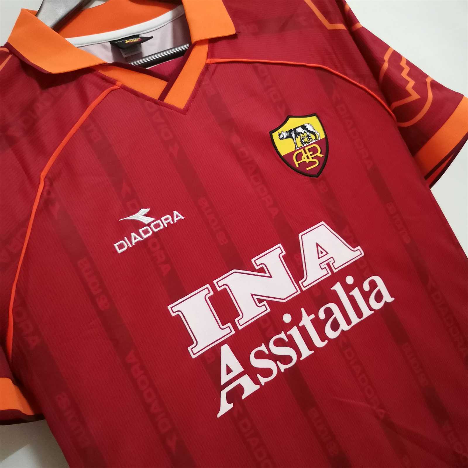 Roma Maillot Domicile 1999/00 – vue 4