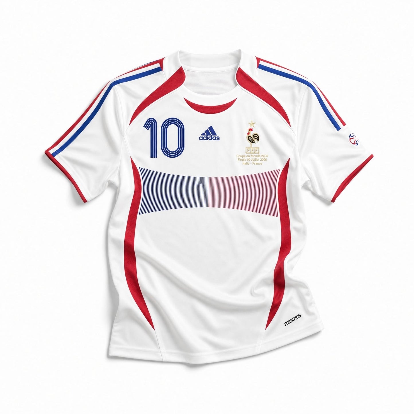 Maillot Zidane France Extérieur 2006 Finale Coupe du Monde – vue 2