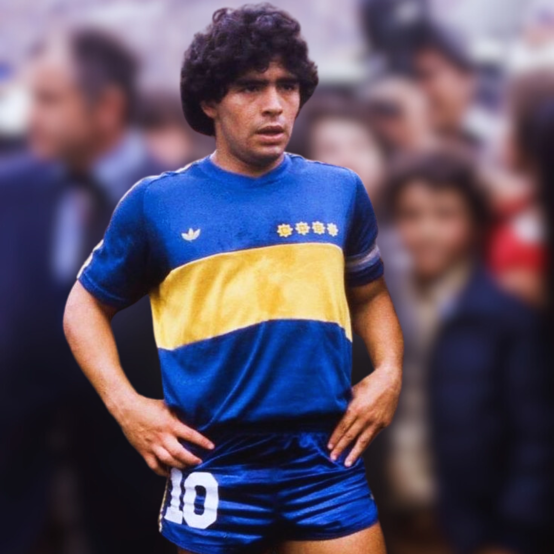 Maillot Maradona Boca Juniors Domicile 1981/82 – vue 4