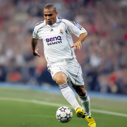 Real Madrid Maillot Domicile White 2006/07 – vue 3