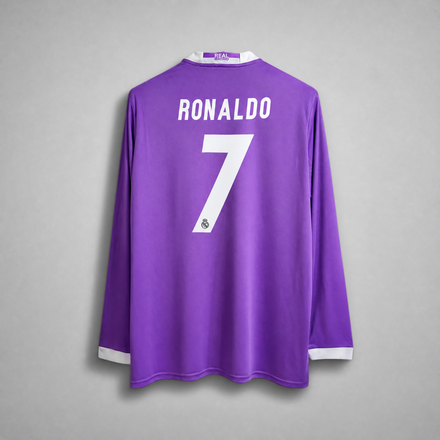 Maillot Cristiano Ronaldo CR7 Real Madrid Extérieur Manches Longues 2017