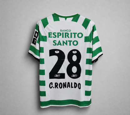 Sporting Lisbona Maillot Domicile 2003/04 – vue 2