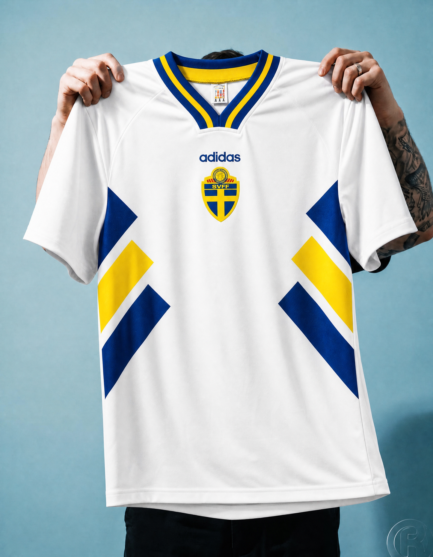 Suède Maillot Extérieur 1994 – vue 4