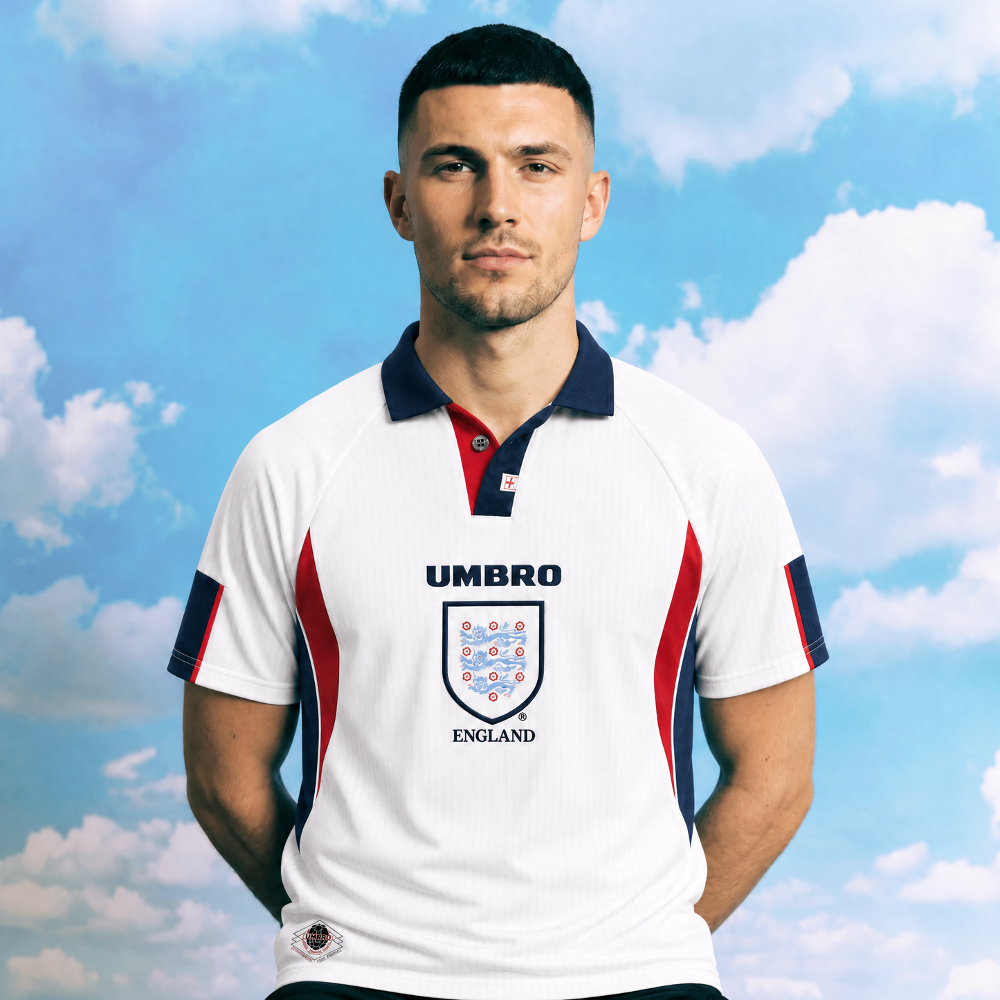 Angleterre Maillot Domicile 1998 – vue 3
