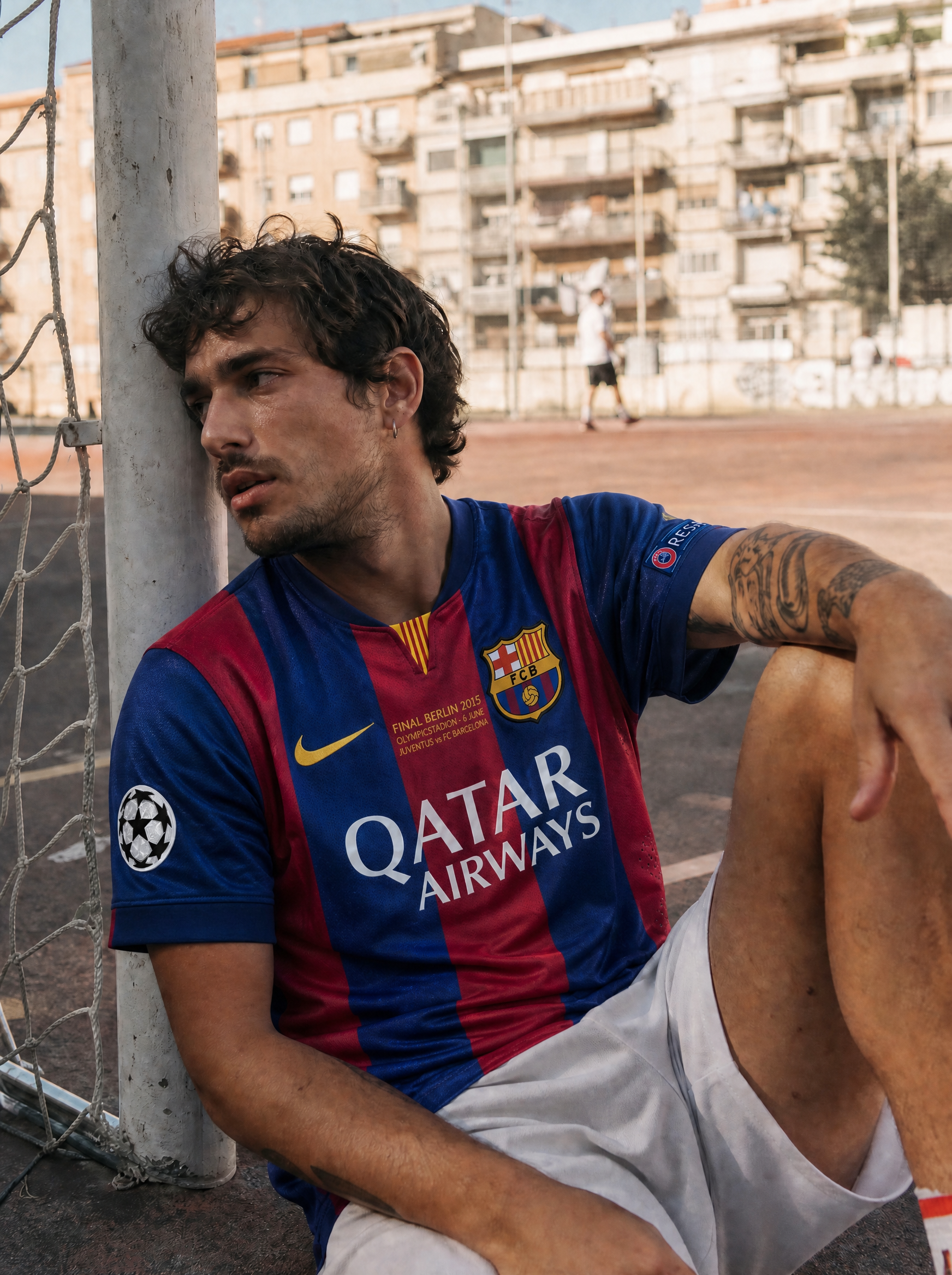 Maillot Messi Barcelone Domicile Final UCL 2014/15 – vue 3