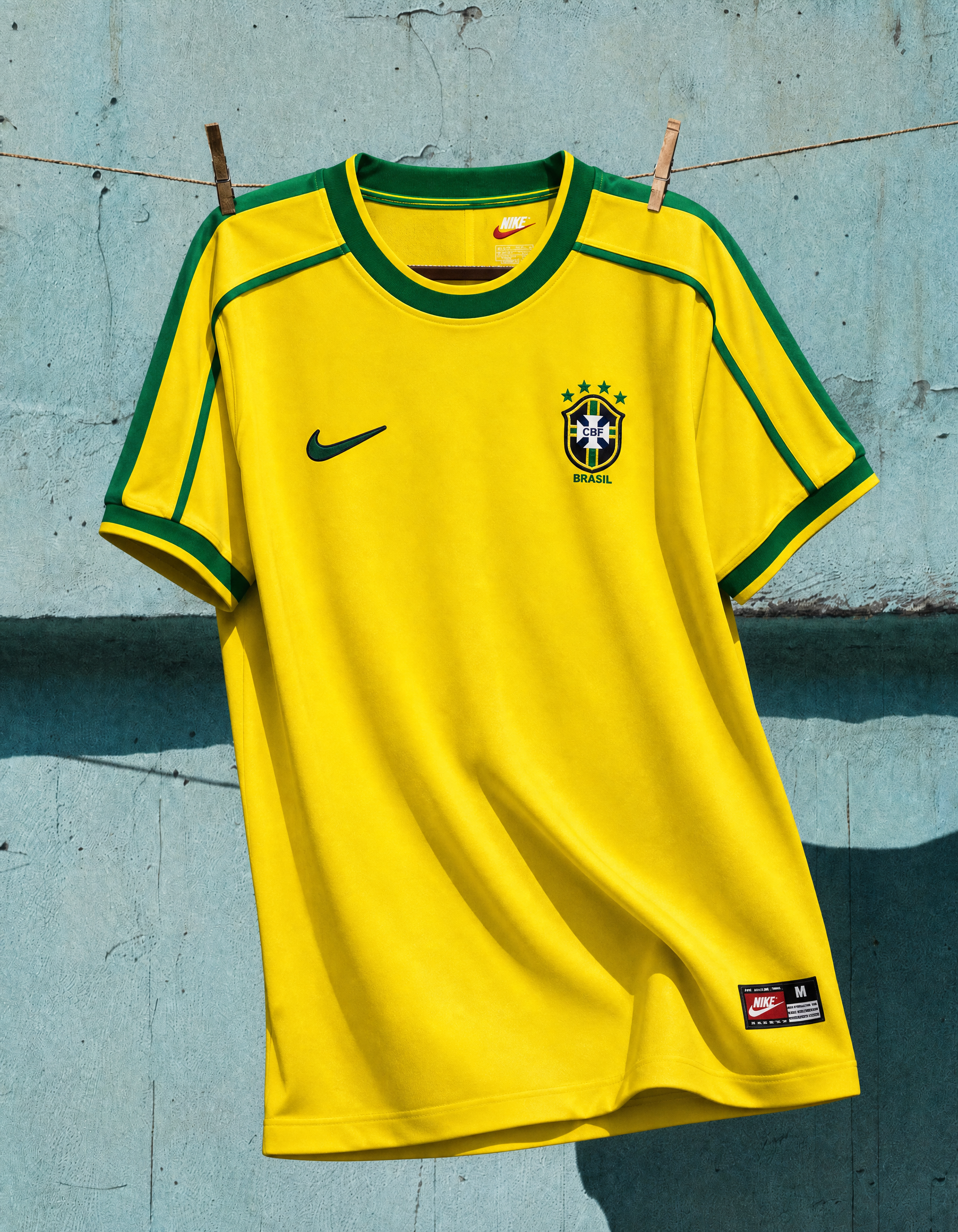 Brésil Maillot Domicile 1998 – vue 4