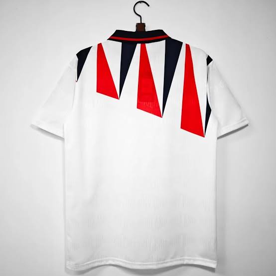 Angleterre Maillot Domicile 1992 – vue 2