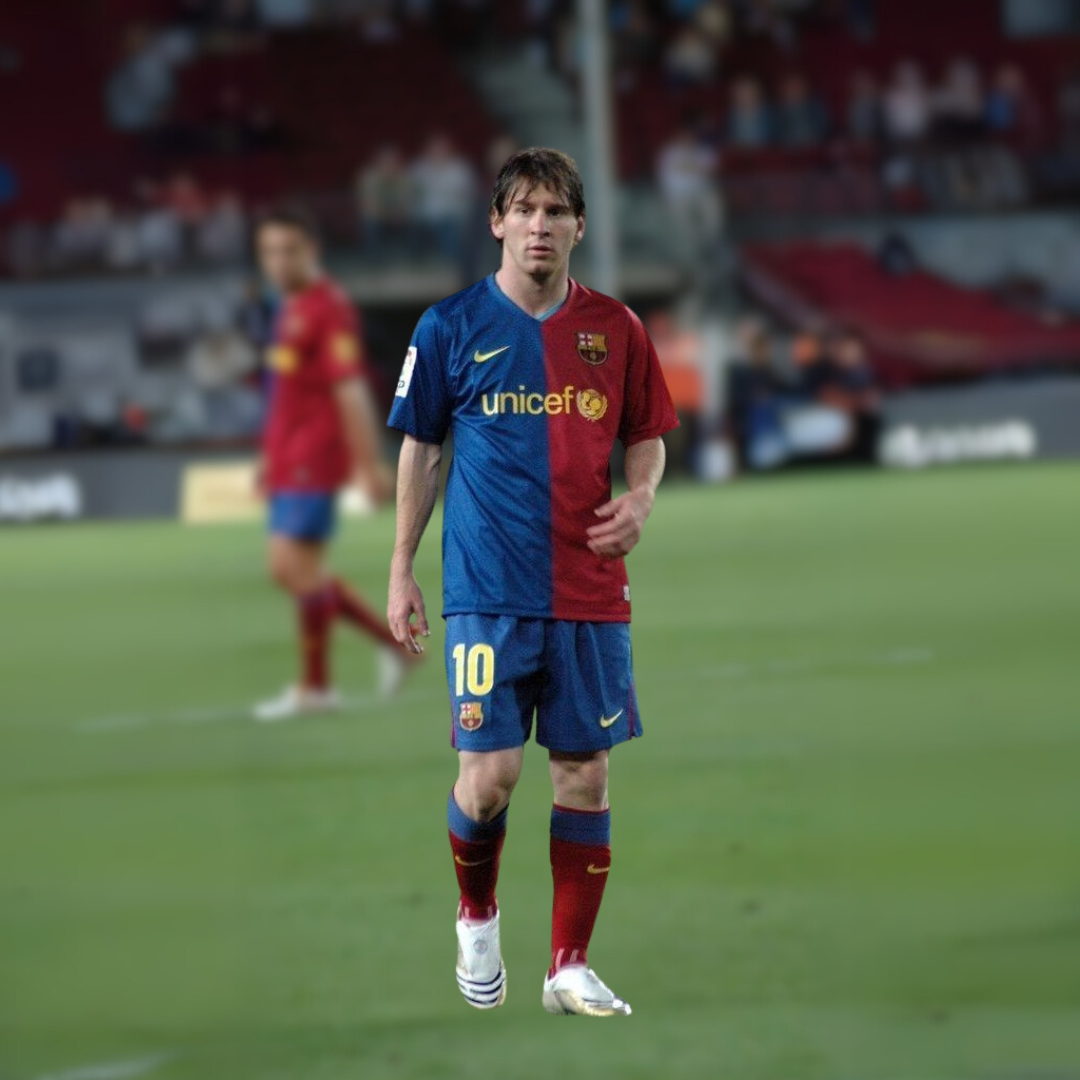 Maillot Messi Barcelone Domicile 2008/09 – vue 3