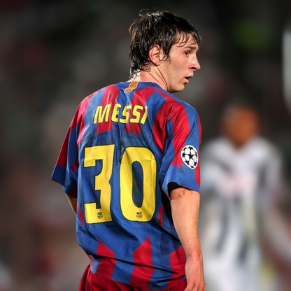Maillot Messi Barcelone Domicile Champions League 2005/06 – vue 4