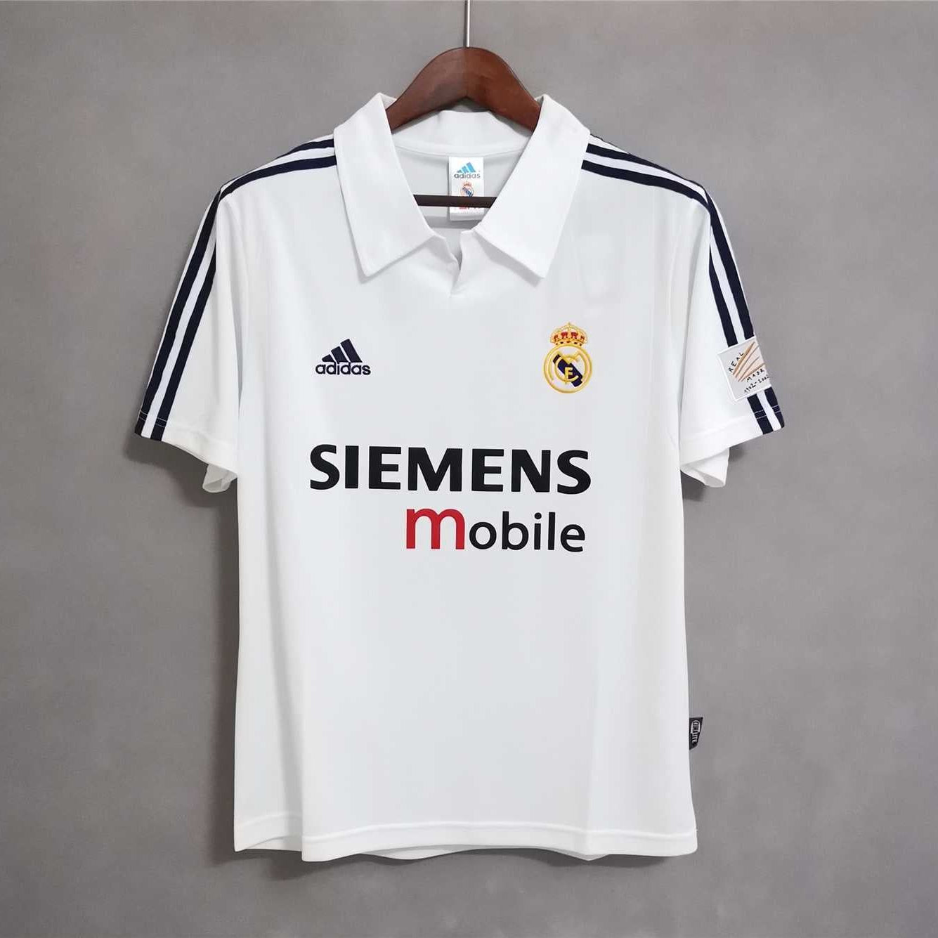 Maillot Zidane Real Madrid Domicile 2001/02 – vue 3