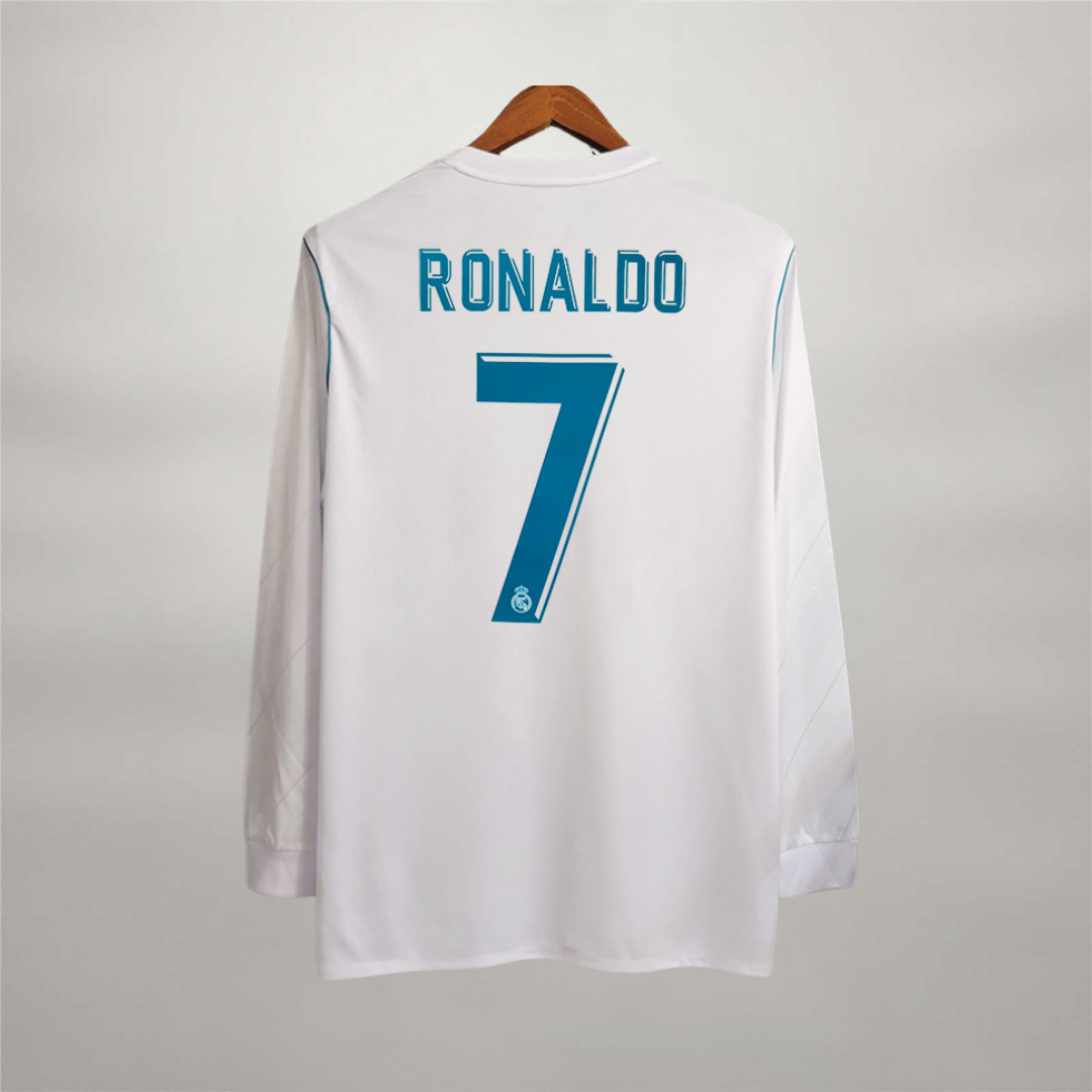 Real Madrid Maillot Domicile Final UCL Manches Longues 2017/18 – vue 2