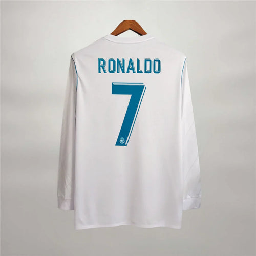 Maillot Cristiano Ronaldo CR7 Real Madrid Manches Longues Domicile 2018