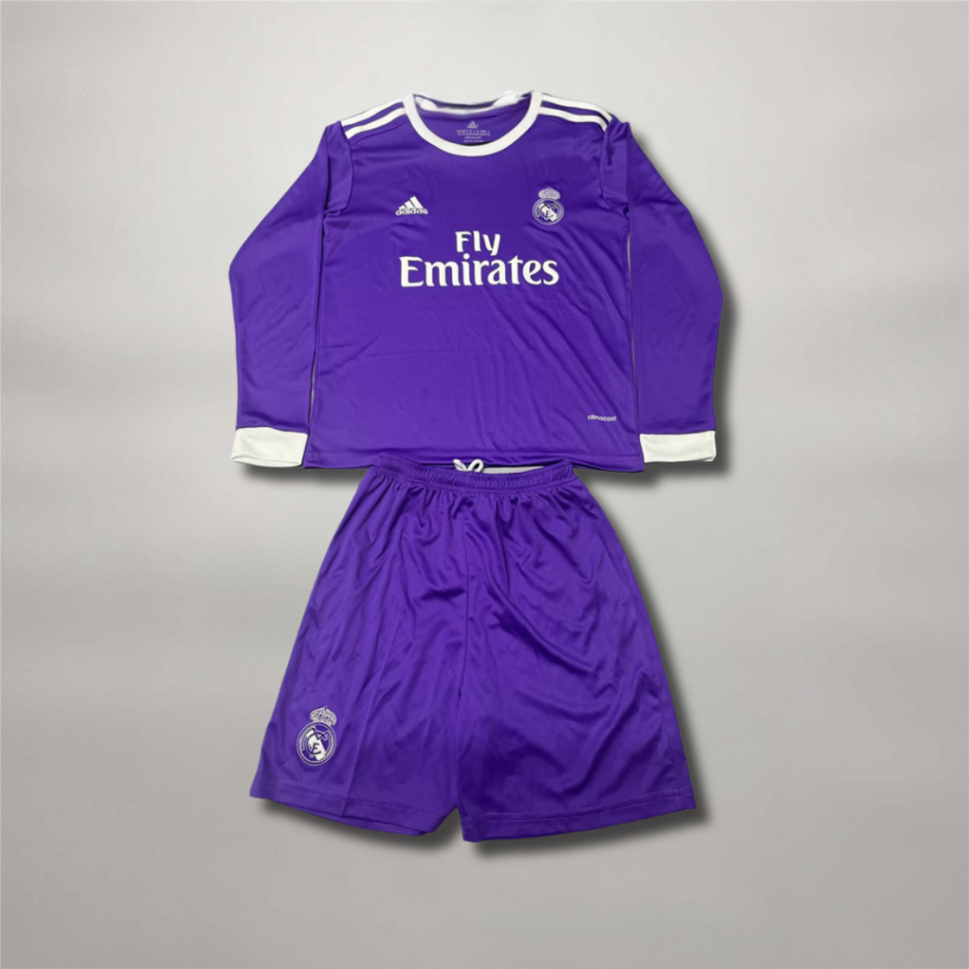 Real Madrid Kit Third Manches Longues 2016/17 - ENFANT