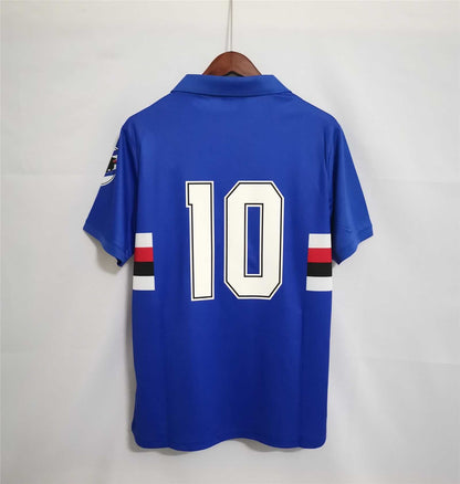 Sampdoria Maillot Domicile 1991/92 – vue 2